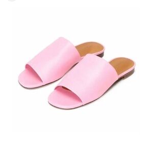Robert Clergerie Itou 3 Leather Mules size 37/6.5 in Pink